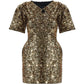 Marc Jacobs Sequin V-Neck Knit Dress