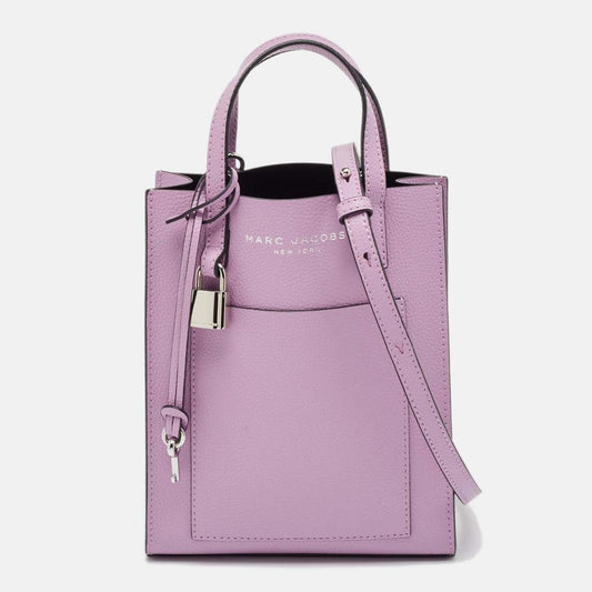 Lavender Leather Micro Grind Tote