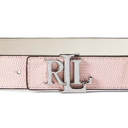 Logo Reversible Lizard-Embossed Belt