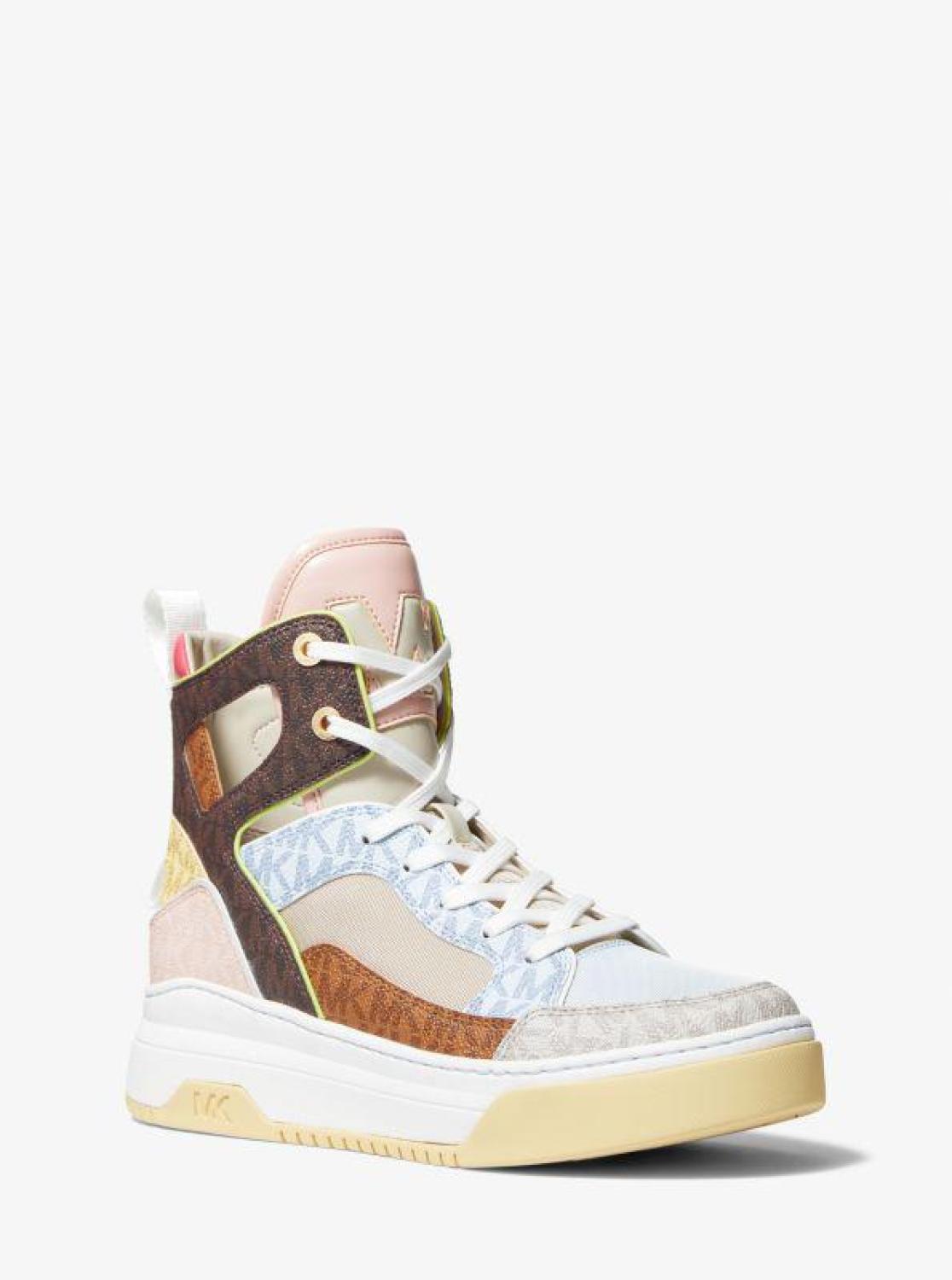 Matson Color-Block Logo High-Top Sneaker