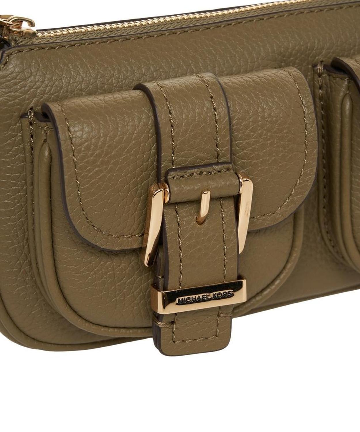 Michael Michael Kors Zoe Small Pebbled Pochette Bag