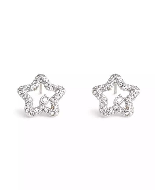 Faux Stone Signature Pavé Star Stud Boxed Earrings