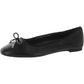 Womens Leather Flat Ballet Flats