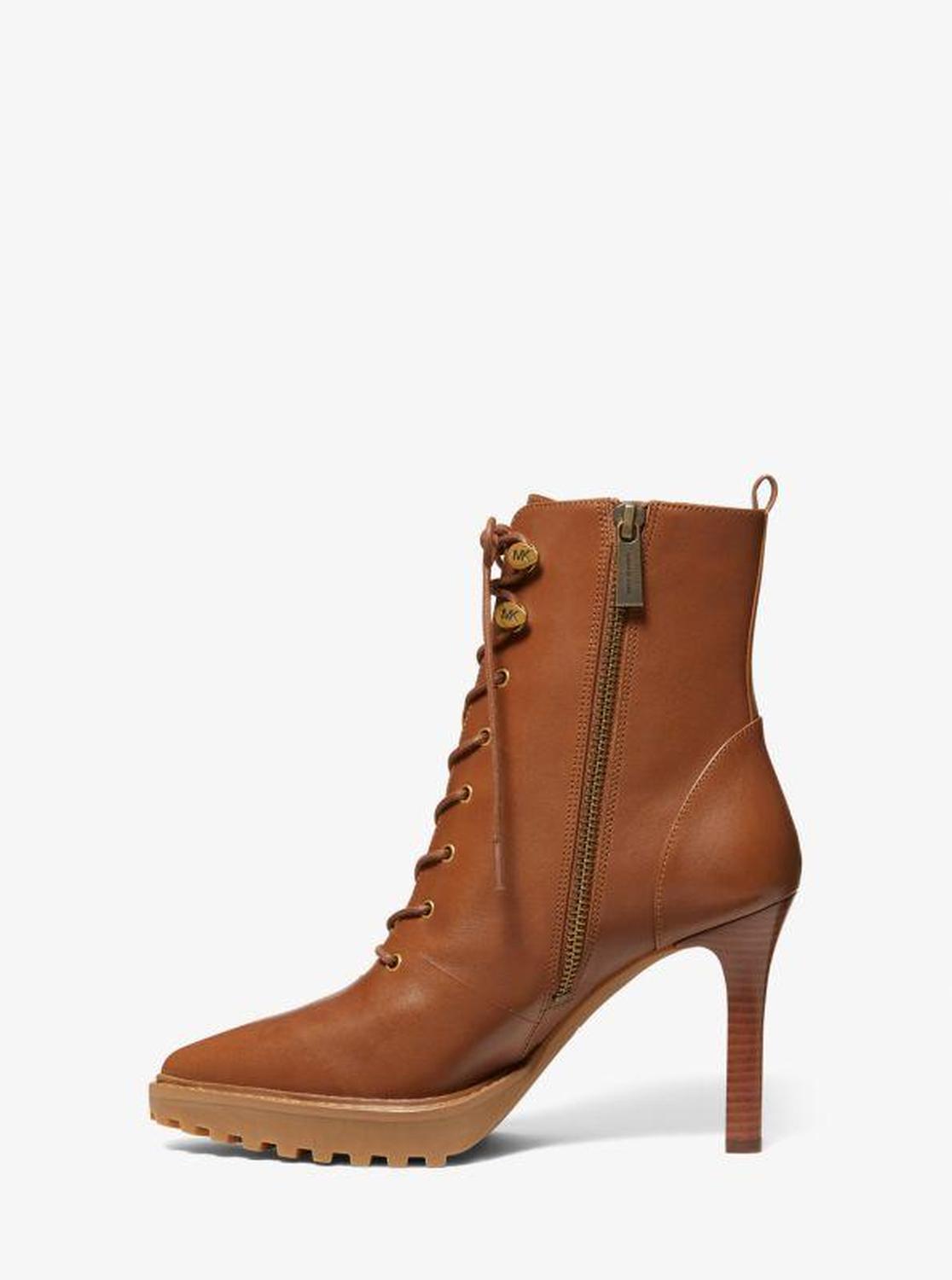 Kyle Leather Lace-Up Boot