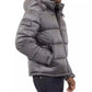 Men's Heavyweight Metallic Finish Hooded Puffer Jacket