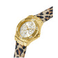 Women's Multi-Function Animal Print Genuine Leather Watch 39mm