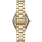 Women's Lennox Three-Hand Gold-Tone Stainless Steel Watch 37mm