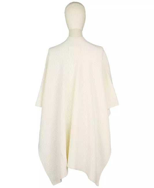 Women's Rubber Patch Knit Cape Sweater