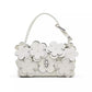 The Mini Dual Daisy-Appliquéd Top Handle Bag