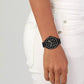 Women's Kitt Ionic Plated Black Stainless Steel Bracelet Watch