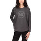 Womens Logo Ribbed Pullover Top