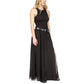 Women's Smocked Belted Maxi Dress