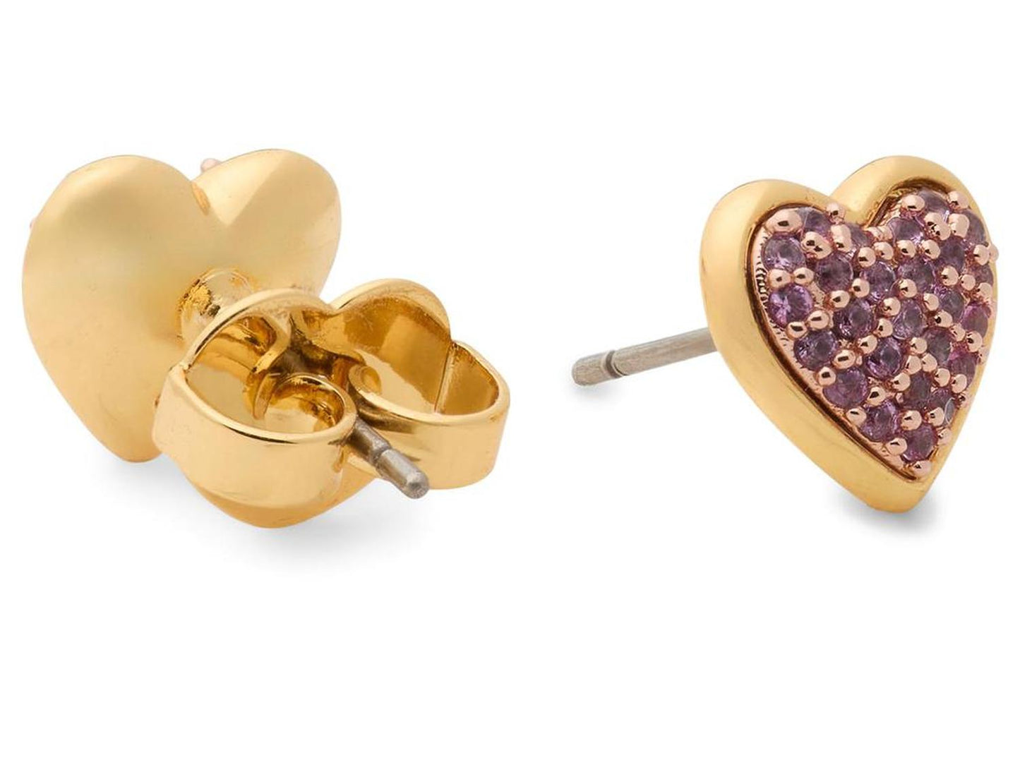 Heart Pave Studs