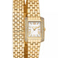 Women's Emery Three-Hand Gold-Tone Stainless Steel Watch 22mm