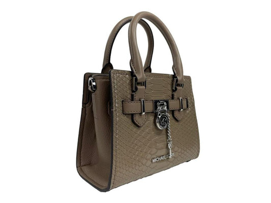 Michael Kors Hamilton XS Dusk Snake Satchel Crossbody Bag Women's Purse