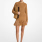 Ribbed Cashmere and Fringe Dress