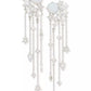 Silver-Tone Cosmos Waterfall Earrings