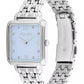 Women's Cass Silver Tone Stainless Steel Bracelet Watch