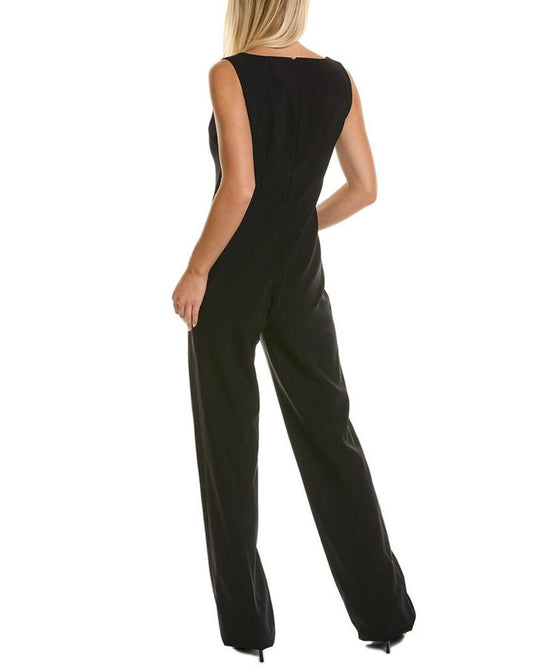 Michael Kors Collection Crepe Wool-Blend Jumpsuit