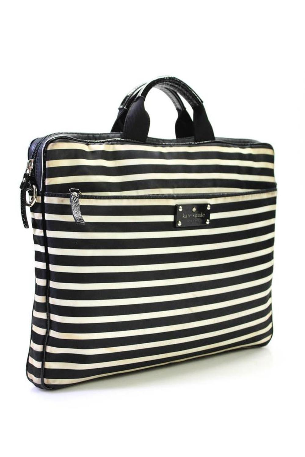 Kate Spade Women's Top Handle Crossbody Laptop Handbag Striped