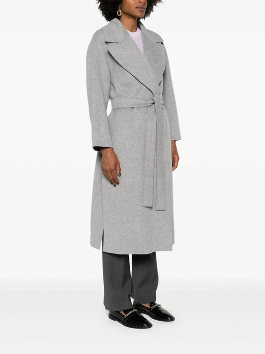 Olanda Coat In Light Grey