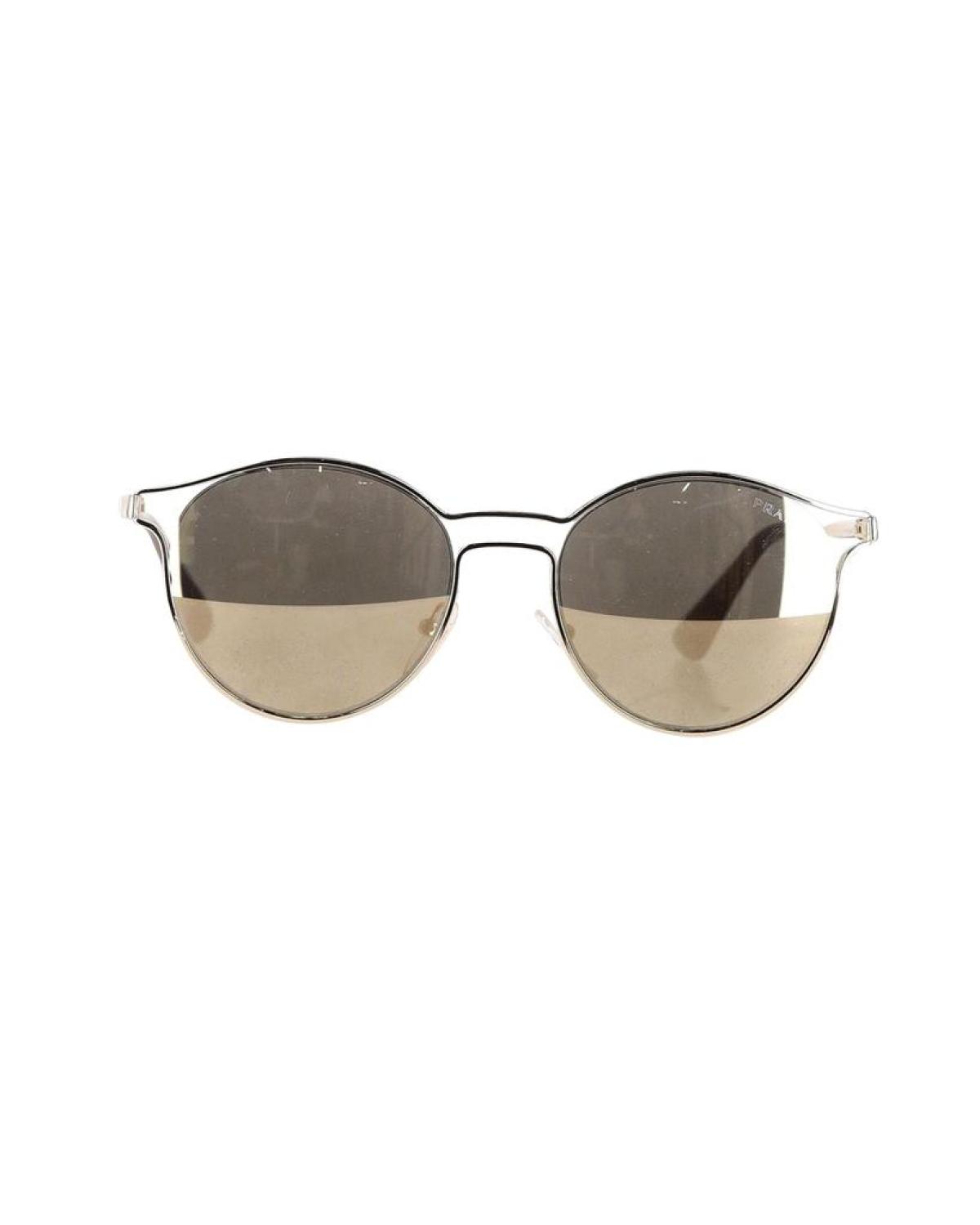 Prada Cinema PR 62SS Mirror Sunglasses in Gold Metal