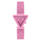 Women's Analog Pink Silicone Watch 34mm