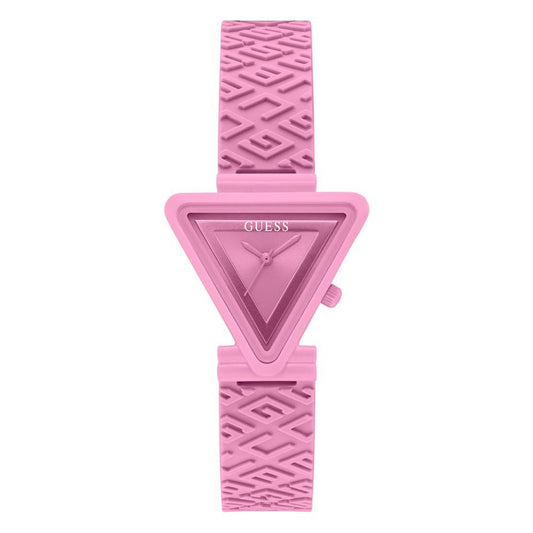 Women's Analog Pink Silicone Watch 34mm