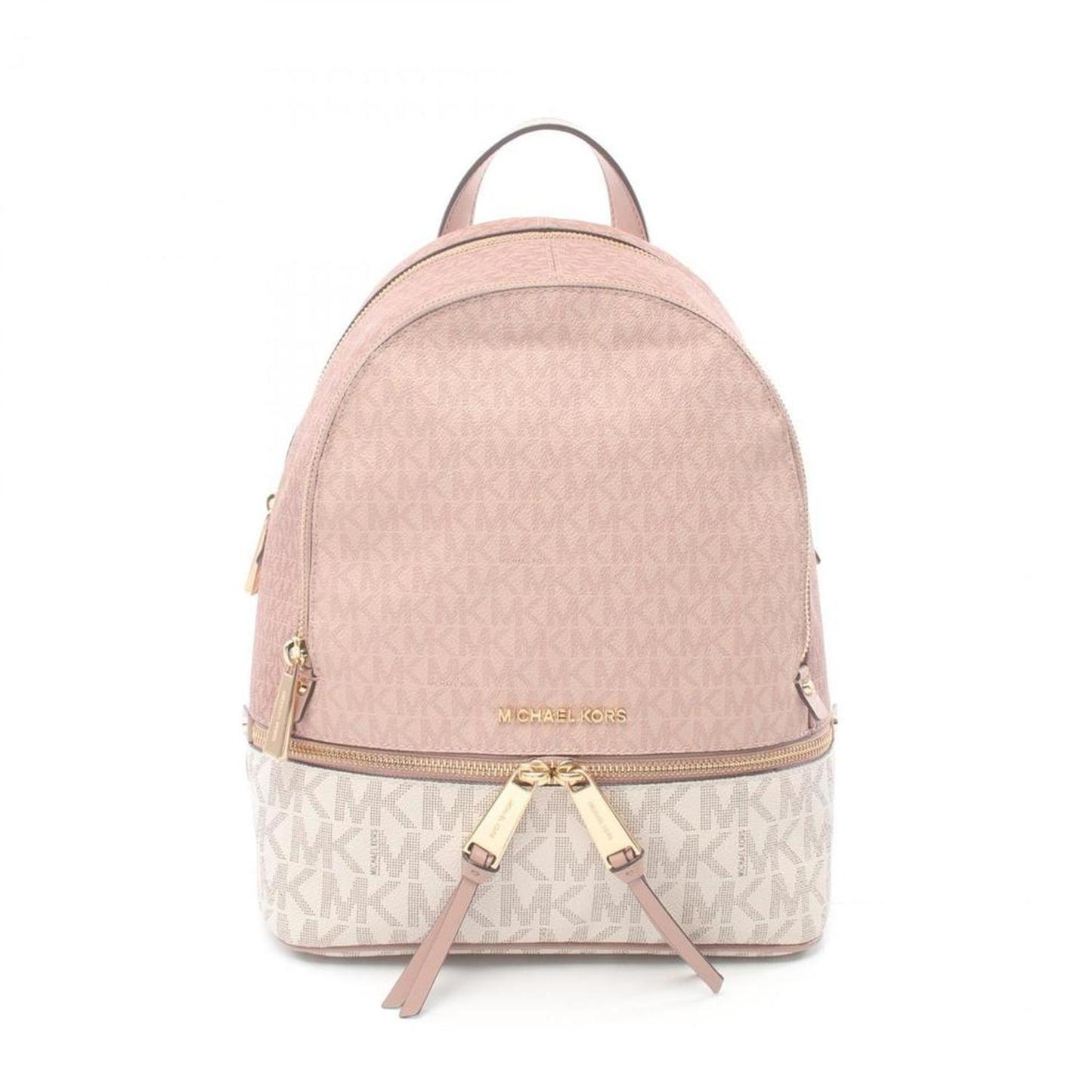 pink  Coated Canvas Leather Backpack (Pre-Owned)