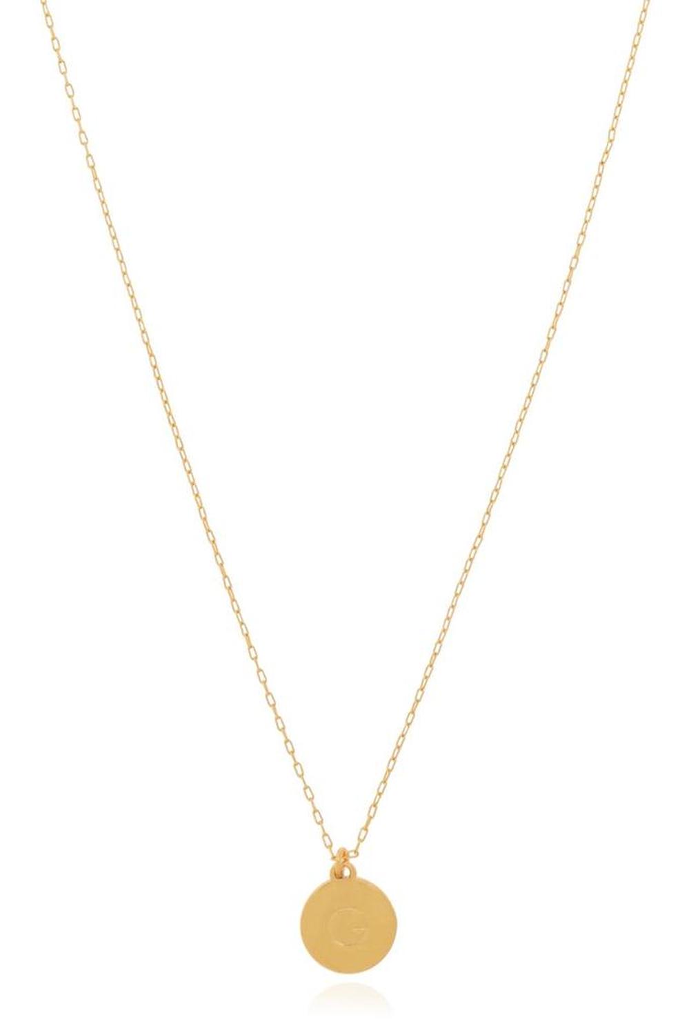 Kate Spade G Mini Pendant Necklace