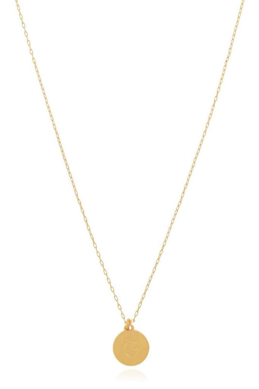 Kate Spade G Mini Pendant Necklace