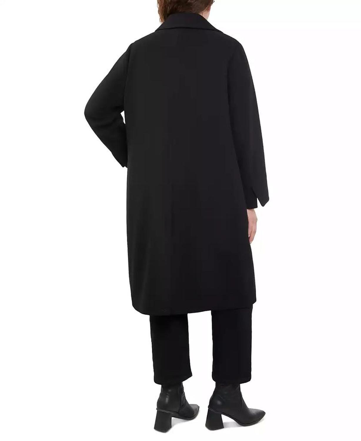 Plus Size Single-Breasted Coat, Created for Macy's