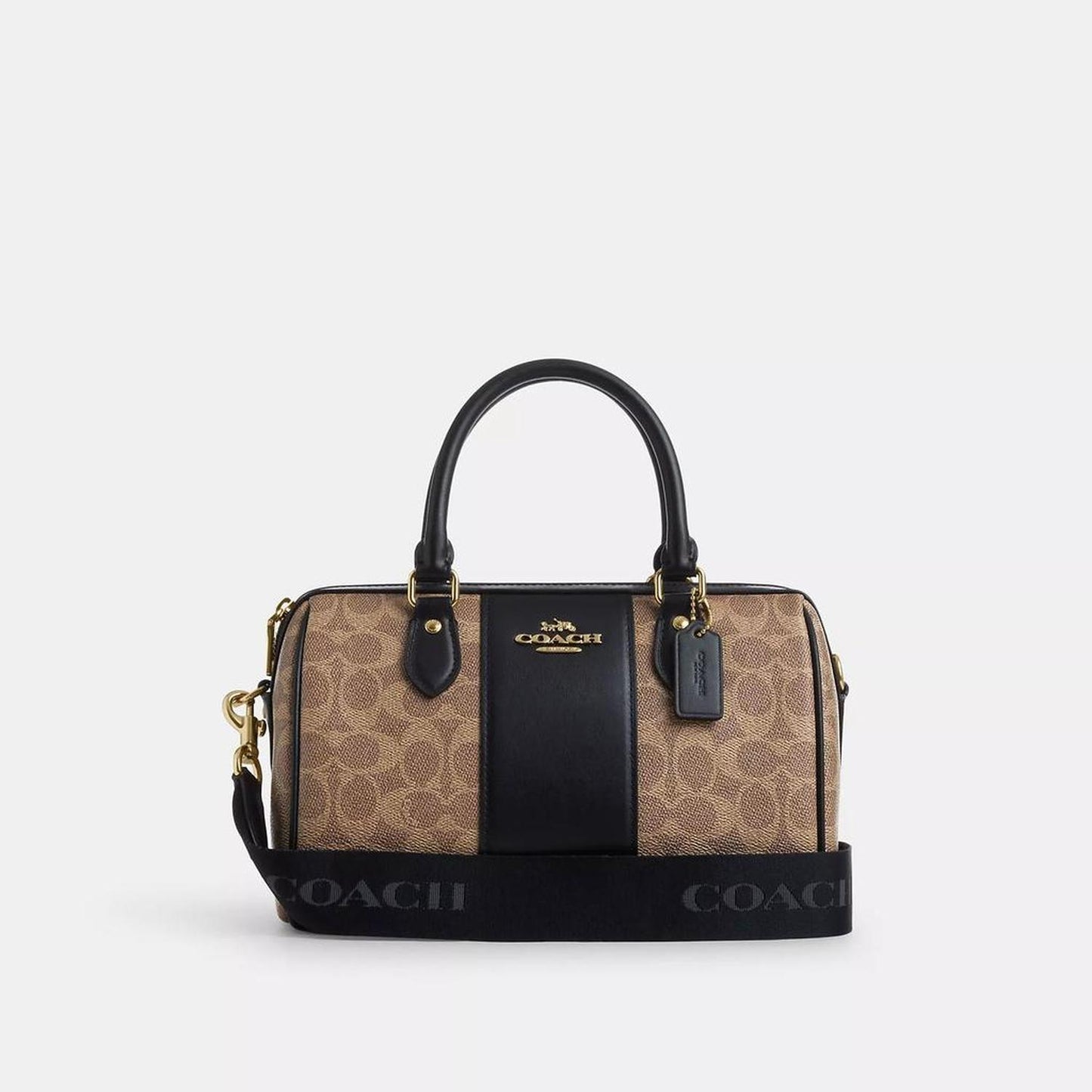 Coach Outlet Rowan Satchel Bag In Signature Canvas