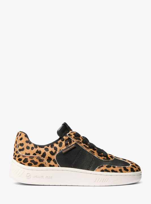 Kai Leopard Print Calf Hair Sneaker