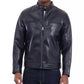 Men's Faux Leather Moto Jacket