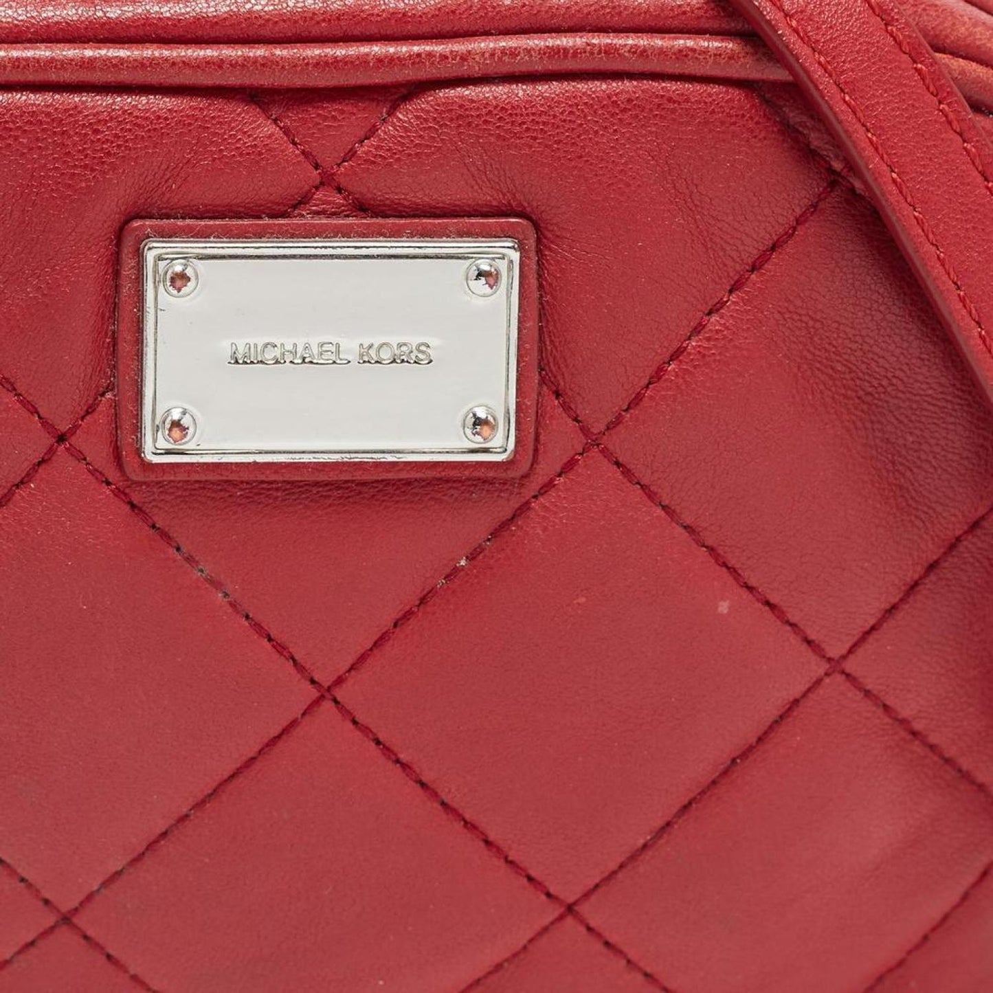 Michael Kors Quilted Leather Camera Shoulder Bag