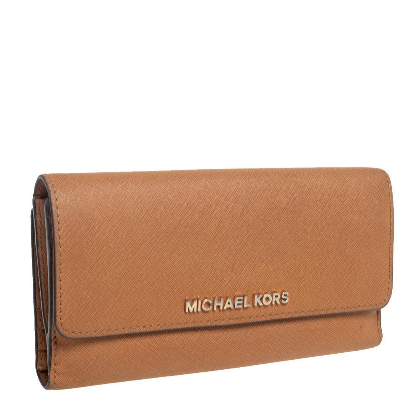 Michael Kors Tan Leather Continental Wallet..