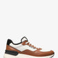 Trevor Leather and Stretch Knit Trainer