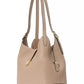 Deco Pebbled Leather Shoulder Bag