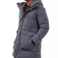 Men's Heavyweight Hooded Long Puffer Coat