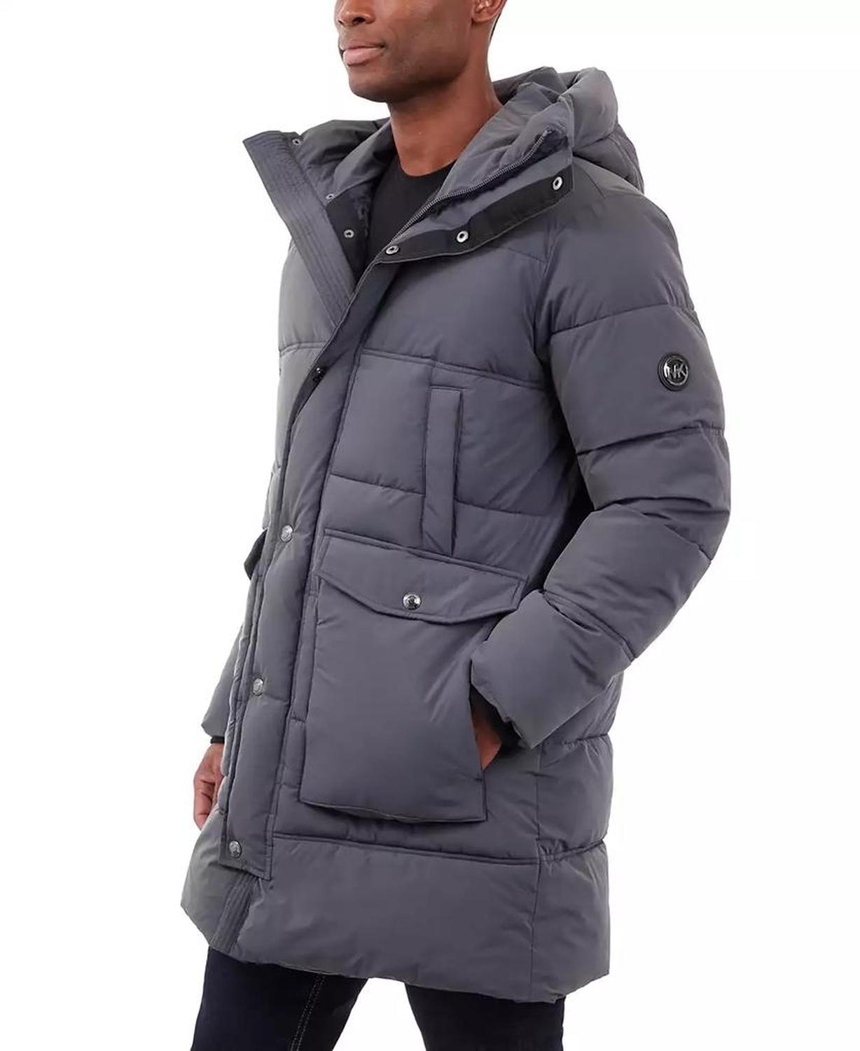 Men's Heavyweight Hooded Long Puffer Coat