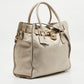 Michael Michael Kors Light Beige Leather Large Hamilton North South Tote