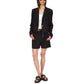 Women's Cropped Peak-Lapel Blazer