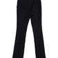 Max Mara Sportmax Straight-Leg Trousers in Black Virgin Wool