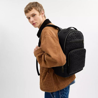 Ethan Backpack In Signature Leather