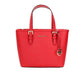 Michael Kors Jet Set Bright  Leather XS Carryall Top Zip Tote Bag Women's Purse