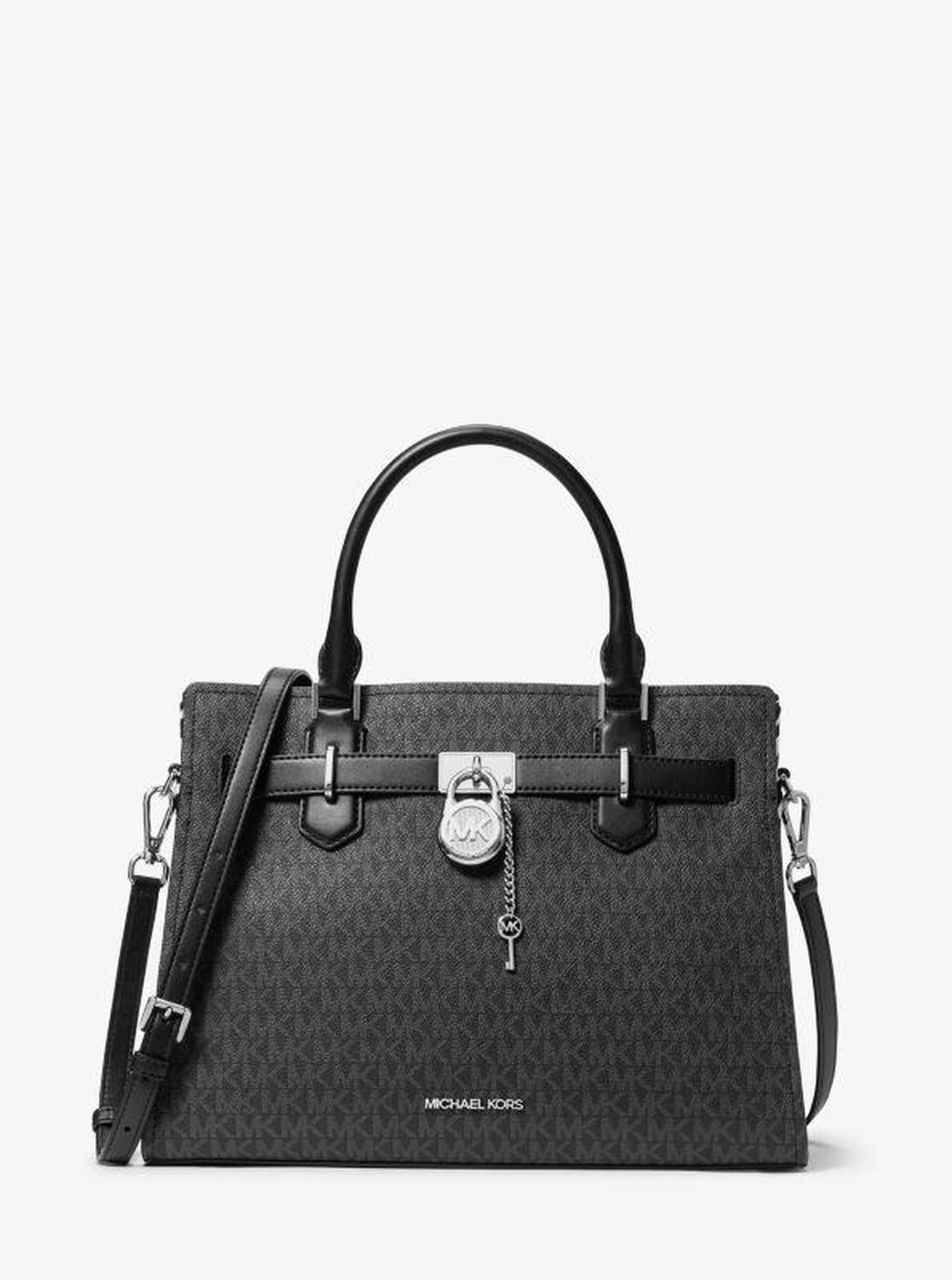 Hamilton Medium Signature Logo Satchel