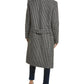 Michael Kors Collection Dogtooth Melton Wool Coat