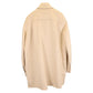 Max Mara Tedesco Oversized Jacket In Beige Wool