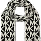 MICHAEL Major MK Repeating Logo Knit Scarf